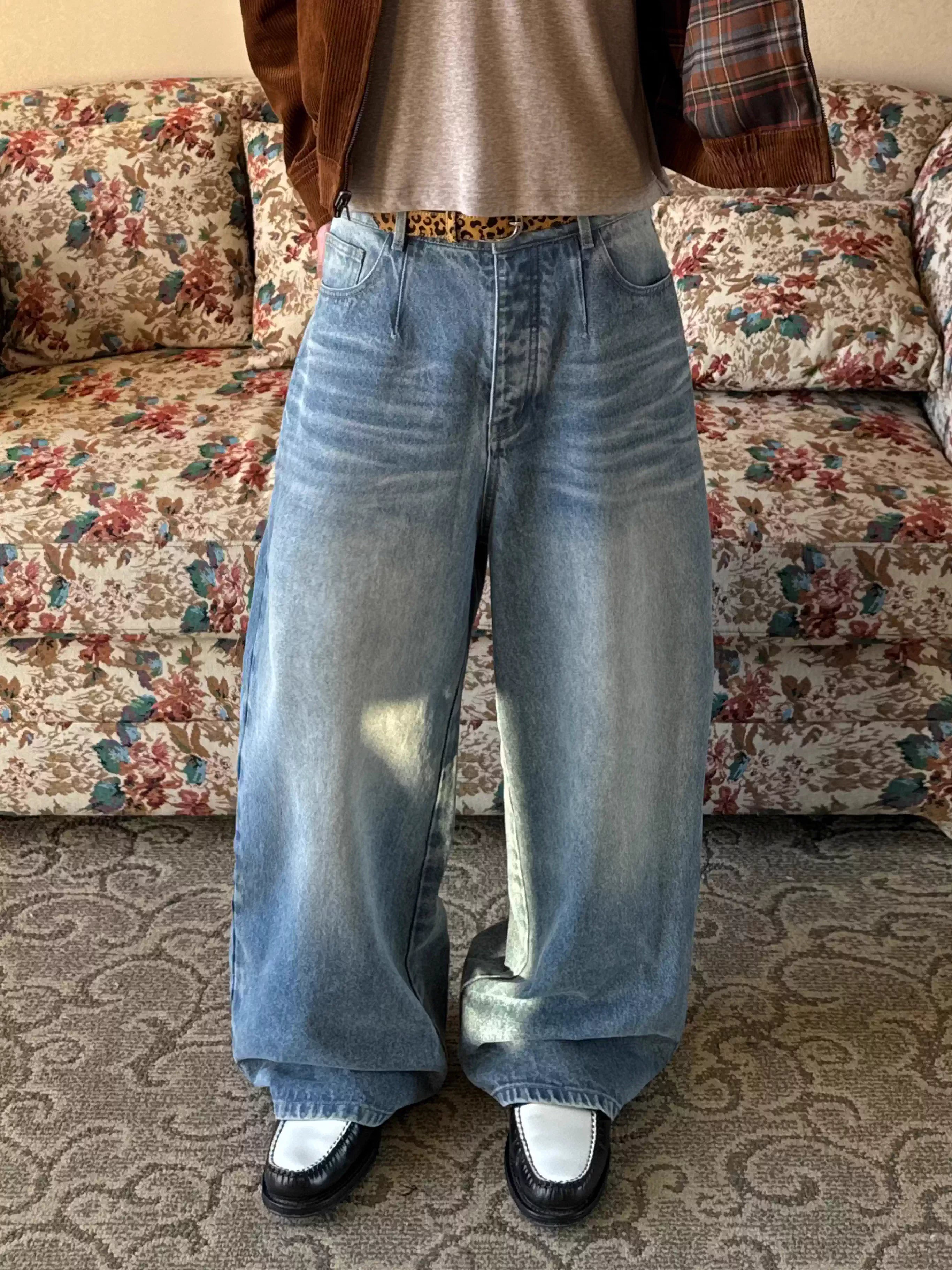 Ins Gale Blue Ice Denim