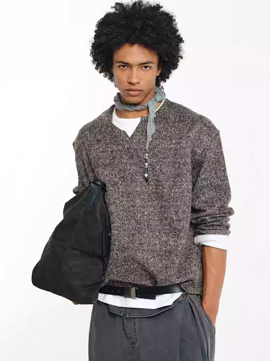 LIMPIDOCULUS Twofold Sweater Black