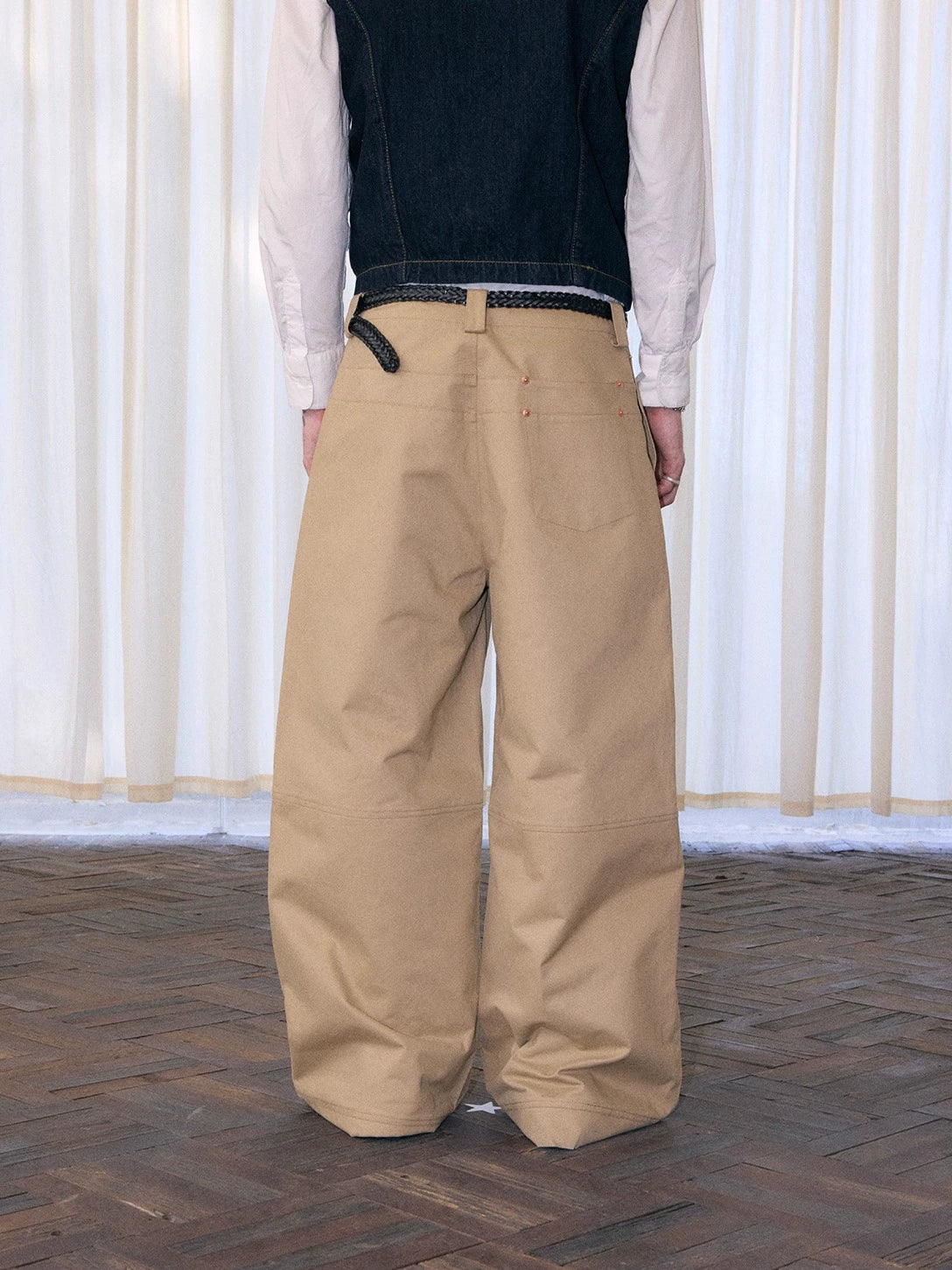 Ins Gale Khaki Baggy Workpant