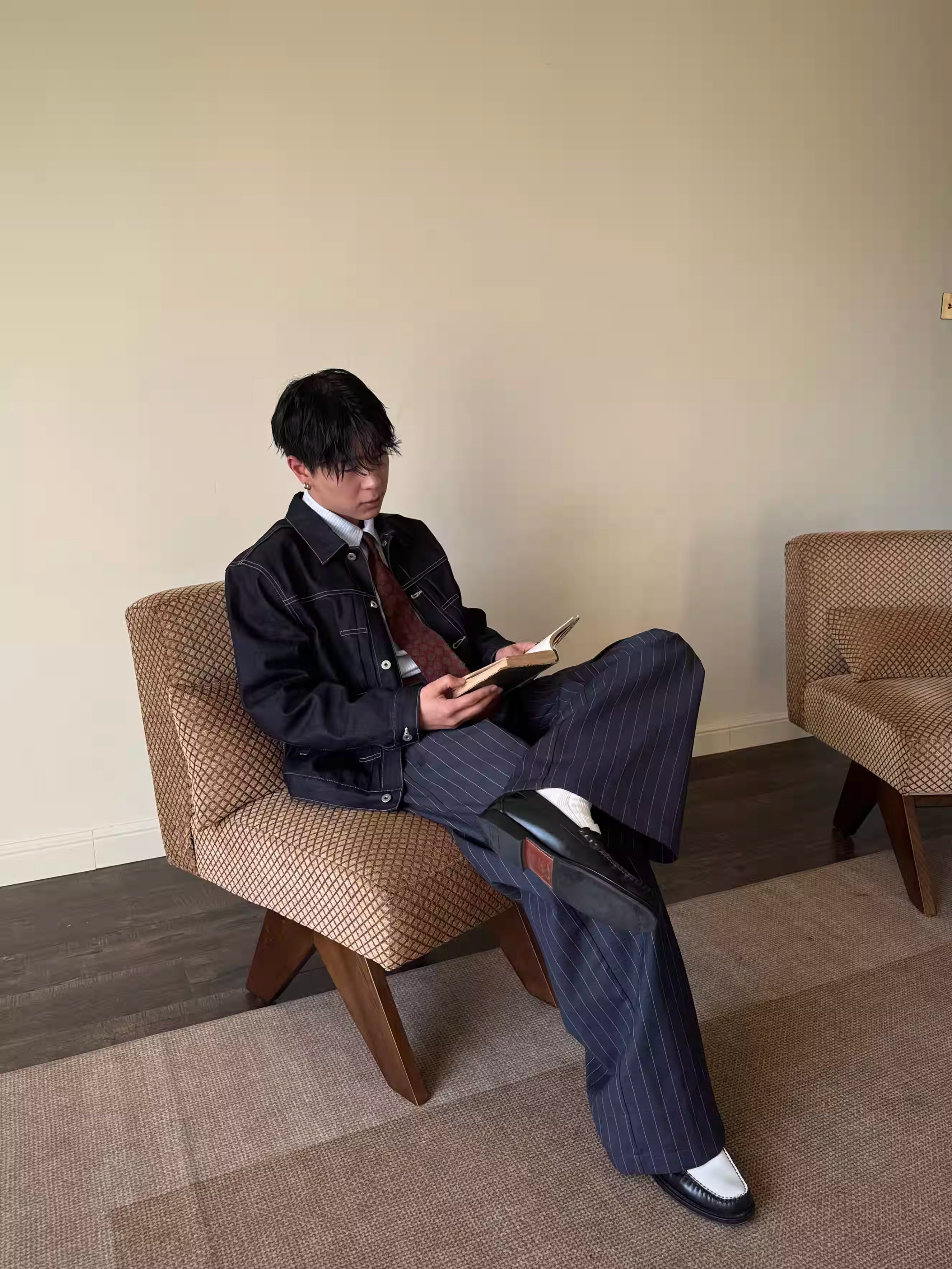 Ins Gale Blue Rare Pinstripe Pant