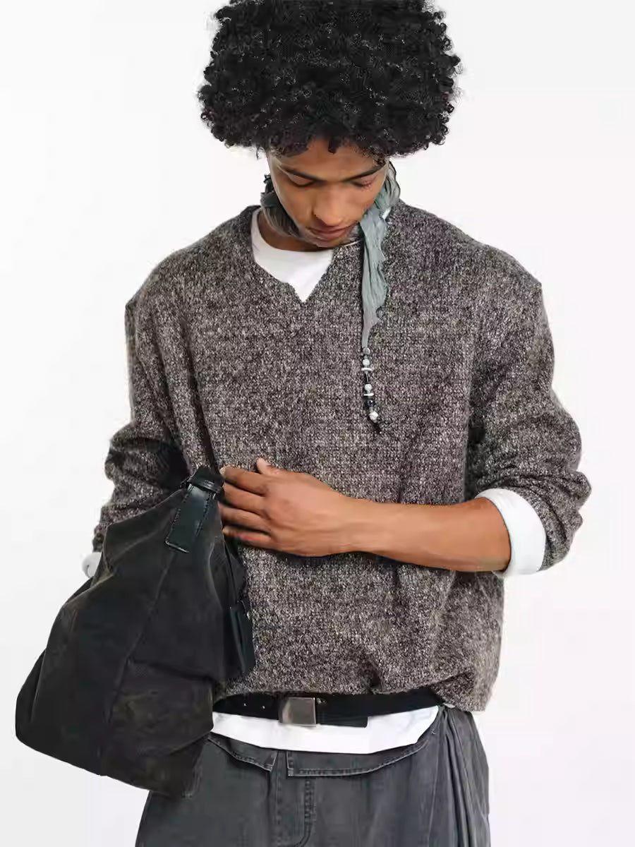 LIMPIDOCULUS Twofold Sweater Black