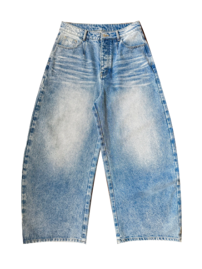 Ins Gale Blue Ice Denim