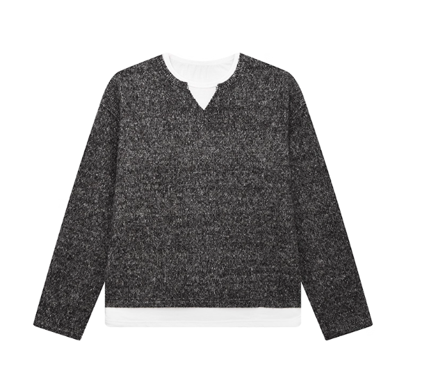 LIMPIDOCULUS Twofold Sweater Black
